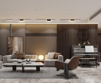 Modern A Living Room-ID:435517254