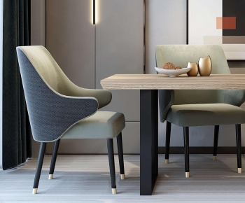Post Modern Style Dining Table And Chairs-ID:405580732