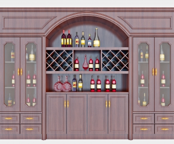 New Chinese Style Wine Cabinet-ID:846296518