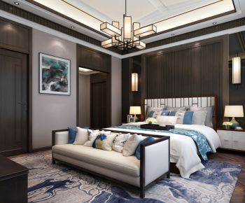 New Chinese Style Bedroom-ID:835291285