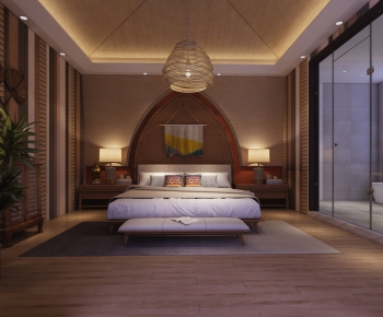 Southeast Asian Style Bedroom-ID:760298743