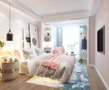 Nordic Style Bedroom-ID:131165368