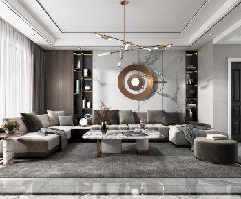 Modern A Living Room-ID:566290914