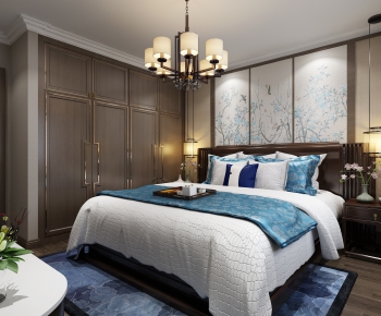 New Chinese Style Bedroom-ID:571273838