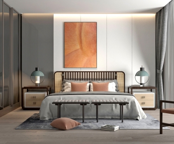 New Chinese Style Bedroom-ID:773020548