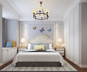 American Style Bedroom-ID:467277816