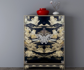 New Chinese Style Side Cabinet-ID:429891244