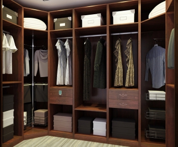 Modern Clothes Storage Area-ID:444856498