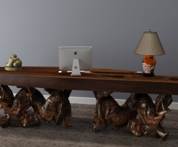 New Chinese Style Office Table-ID:351756199