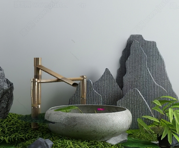 New Chinese Style Garden-ID:504344313