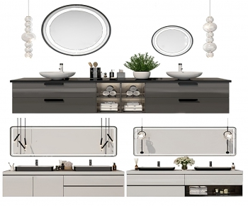 Modern Bathroom Cabinet-ID:919363376