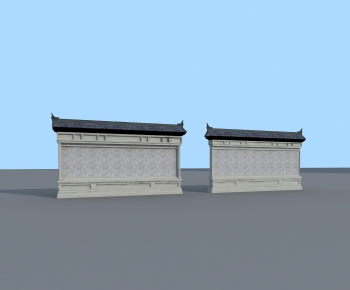 Chinese Style Building Component-ID:231361348