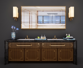 New Chinese Style Bathroom Cabinet-ID:969585365