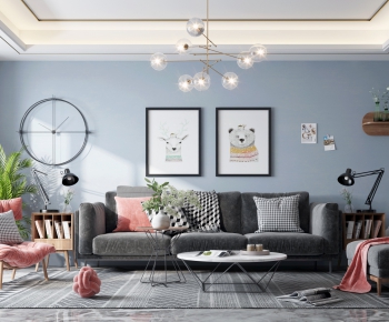 Nordic Style A Living Room-ID:354120843