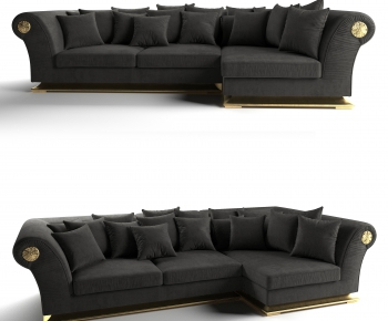Simple European Style Corner Sofa-ID:611076374