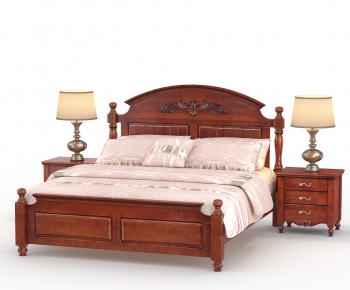 Chinese Style Double Bed-ID:405348166