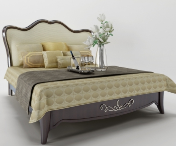 American Style Double Bed-ID:337677931