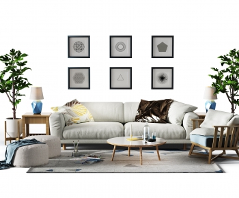 Nordic Style Sofa Combination-ID:919385441