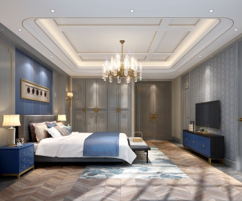 New Chinese Style Bedroom-ID:975791286