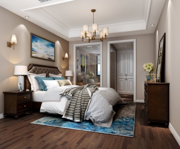 American Style Bedroom-ID:289635919