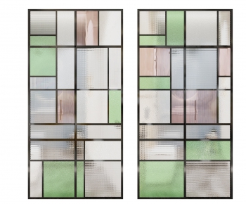 Modern Glass Screen Partition-ID:594493119