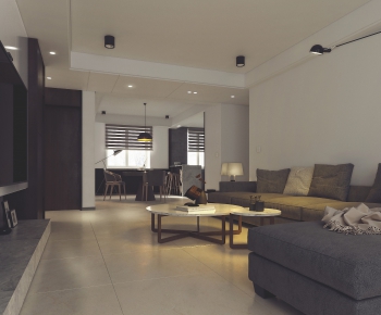 Modern A Living Room-ID:649434366