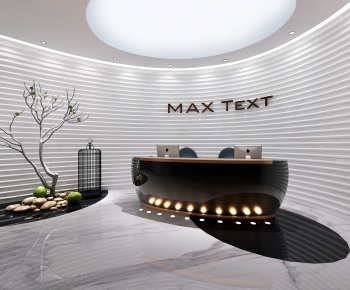 Modern Office Reception Desk-ID:530748131