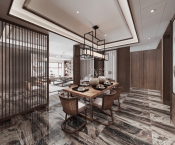 New Chinese Style Dining Room-ID:928670238
