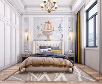 American Style Simple European Style Children's Room-ID:748889296