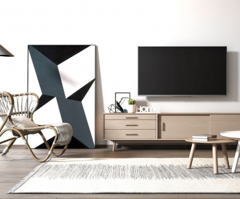 Modern Nordic Style TV Cabinet-ID:294295984