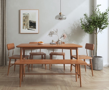 Nordic Style Dining Table And Chairs-ID:946684829