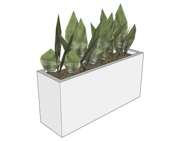 Modern Potted Green Plant-ID:392912956