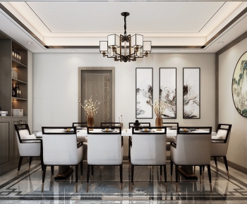 New Chinese Style Dining Room-ID:498713168