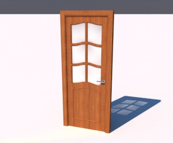 Modern Solid Wood Door-ID:402266679