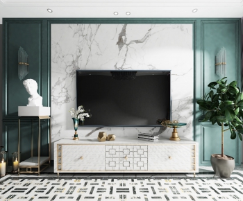 American Style TV Cabinet-ID:298519247