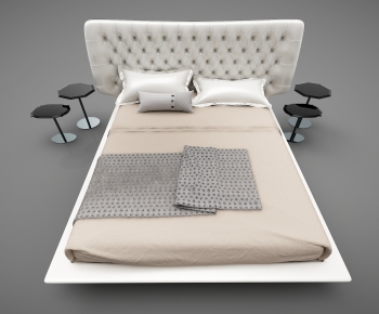 Modern Double Bed-ID:213605618