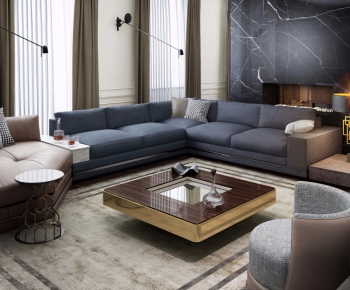 意大利LONGHI品牌  现代沙发组合-ID:578764339