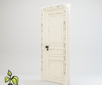 European Style Solid Wood Door-ID:923653887