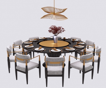 New Chinese Style Dining Table And Chairs-ID:328151453