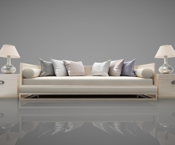 New Chinese Style Three-seat Sofa-ID:238873884