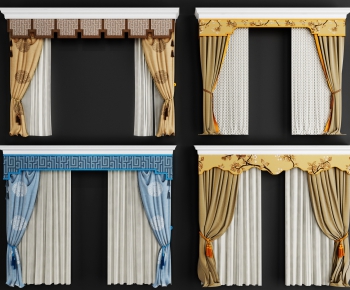 New Chinese Style The Curtain-ID:315840475