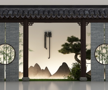 New Chinese Style Garden-ID:451649199
