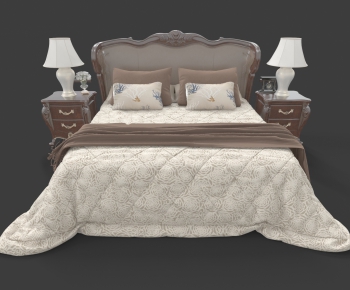 European Style Double Bed-ID:454958292