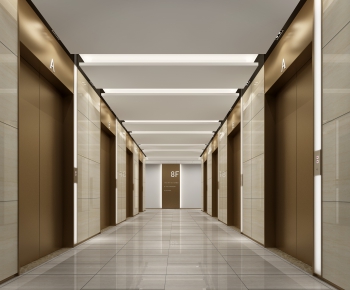Modern Corridor/elevator Hall-ID:516710653