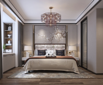 New Chinese Style Bedroom-ID:732174446