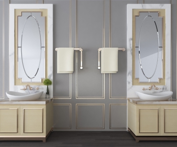 American Style Bathroom Cabinet-ID:493088837