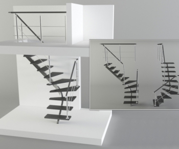 Modern Stair Balustrade/elevator-ID:823074222