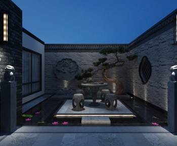 Chinese Style Courtyard/landscape-ID:623202765