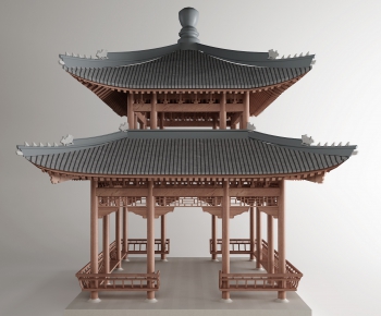 New Chinese Style Building Component-ID:230055126