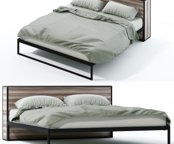 Modern Double Bed-ID:475284388
